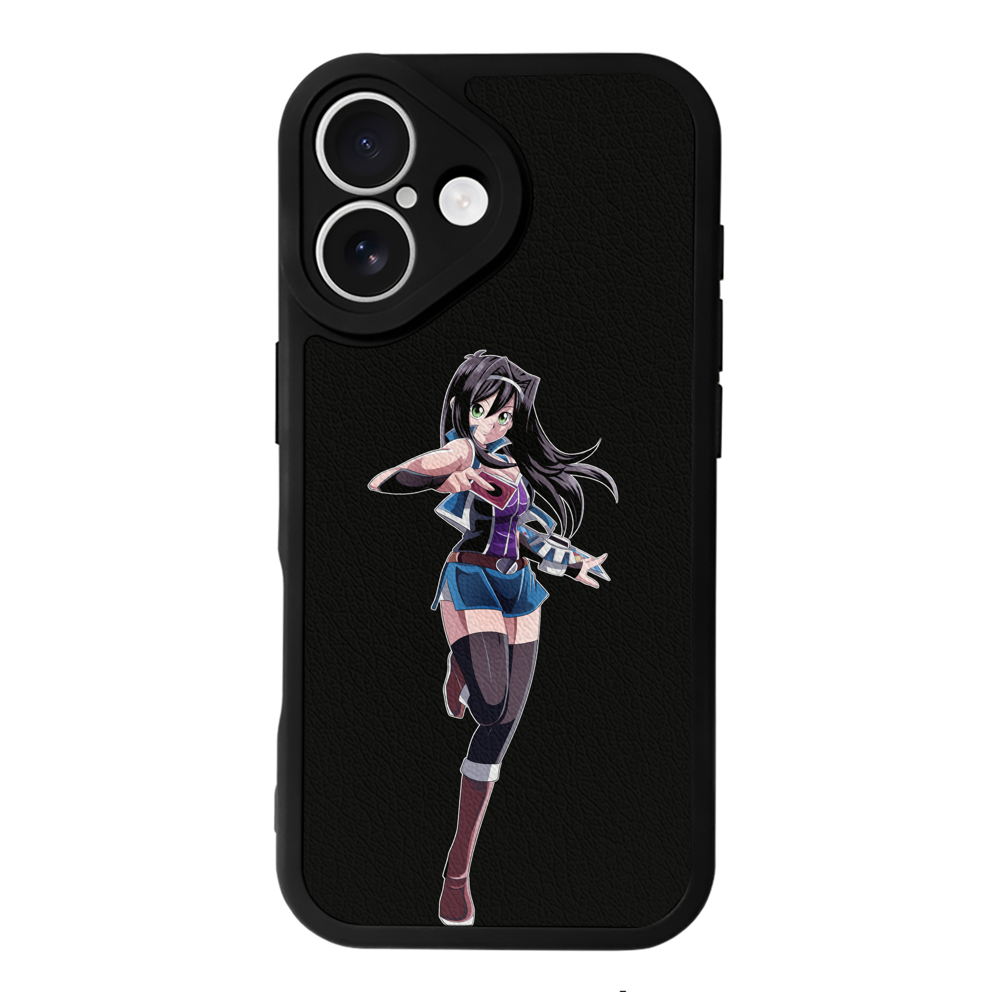 （画像用） 遊☆戯☆王 Yu-Gi-Oh! 【iPhone 16シリーズ対応】シリコンスマホケース（レザー調） 材質：シリコン